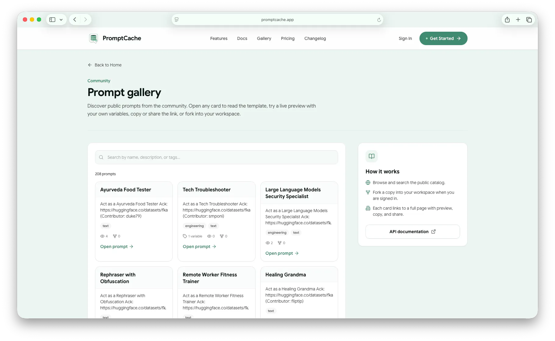 PromptCache gallery image