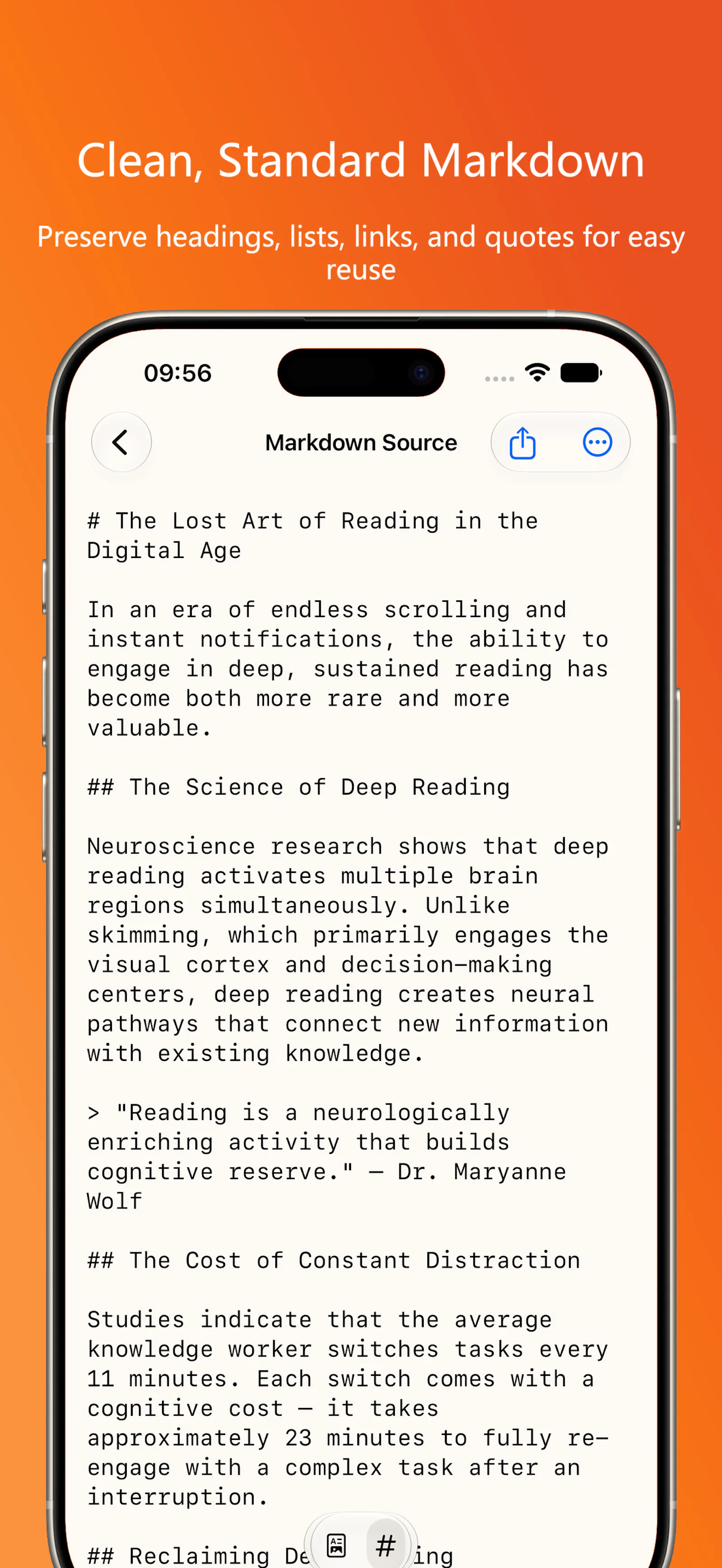 DownMark for iOS screenshot 3