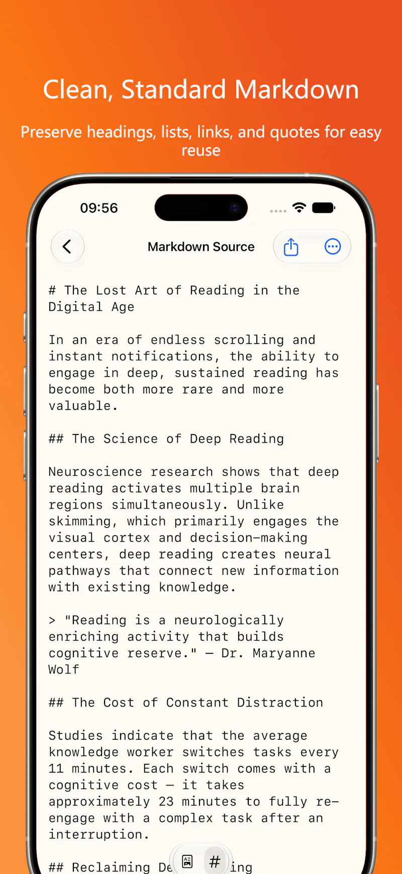 DownMark for iOS screenshot 3