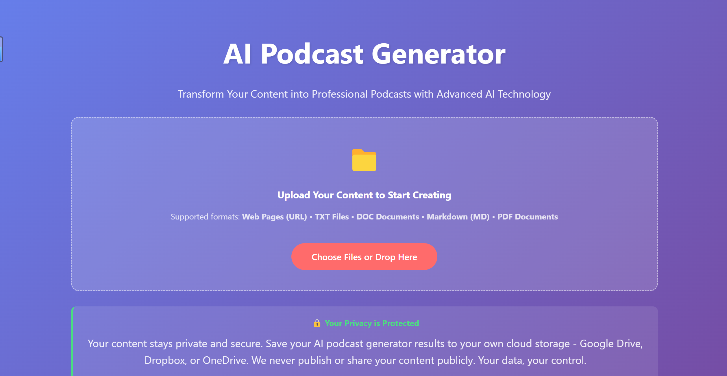 AI Podcast Generator gallery image