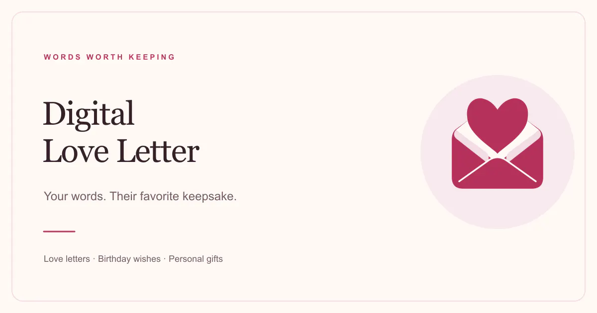 Digital Love Letter gallery image