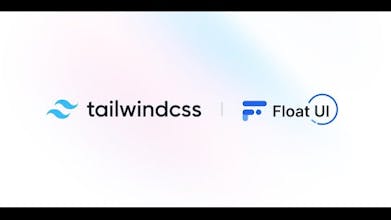 ترجمة الجملة إلى العربية: شعار Float UI بتصميم أنيق يمثل عنصرًا عائمًا.