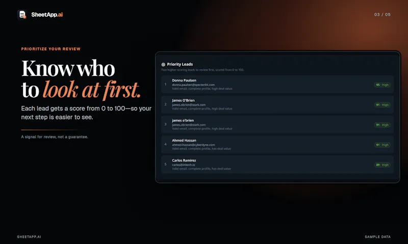 SheetApp.ai screenshot 4