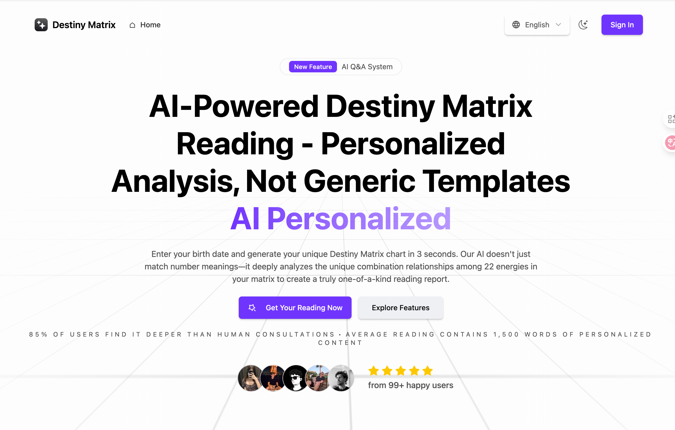 matrix destiny - Main product screenshot demonstrating key features and user interface