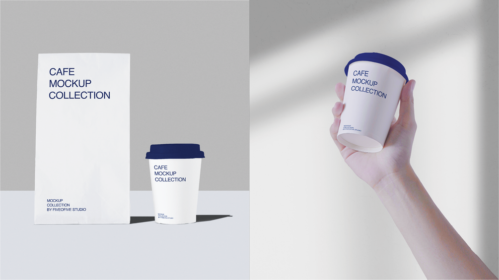 Cafe Ambalaj Mockups Vol.1 paket medya 3