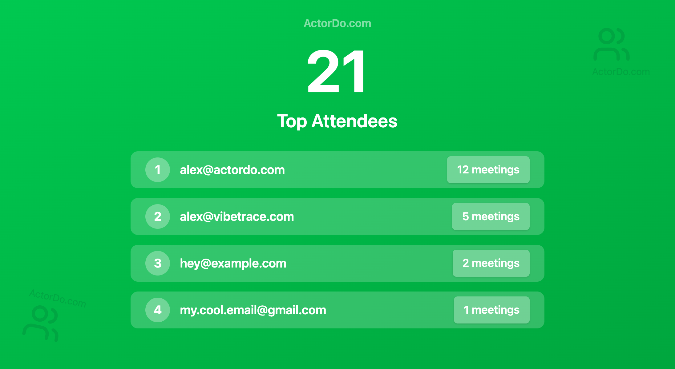 Yearly Calendar Recap - Screenshot 3 showing product features and functionality