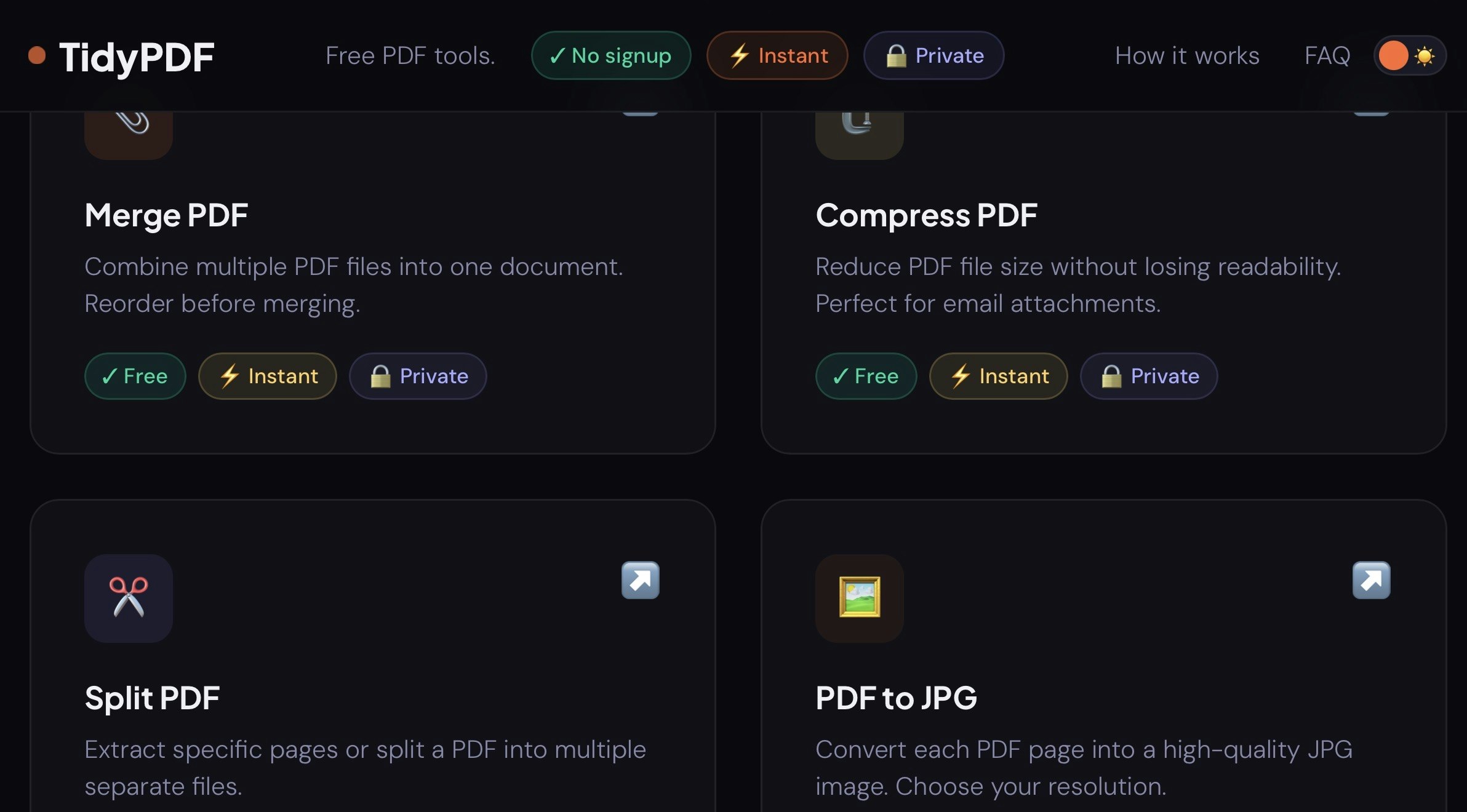 TidyPDF gallery image