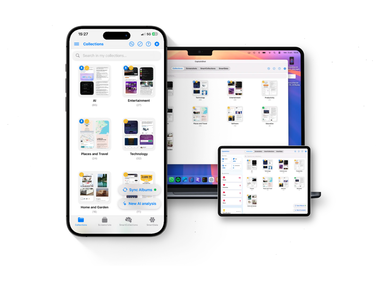 CaptainShot - Main screenshot showing features and interface