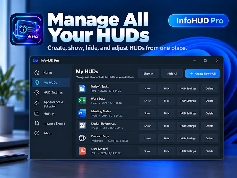 InfoHUD_Pro screenshot 11