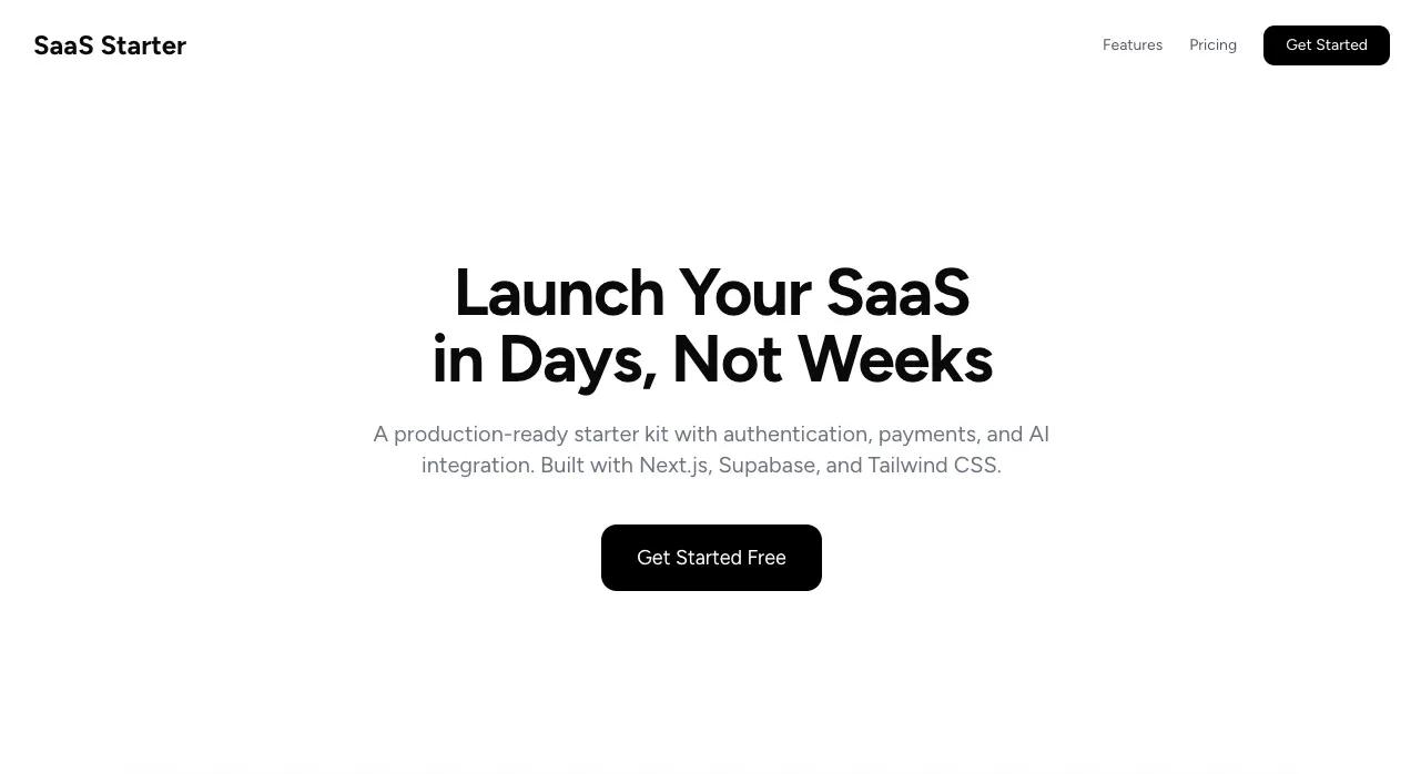 Next.js SaaS Starter Kit