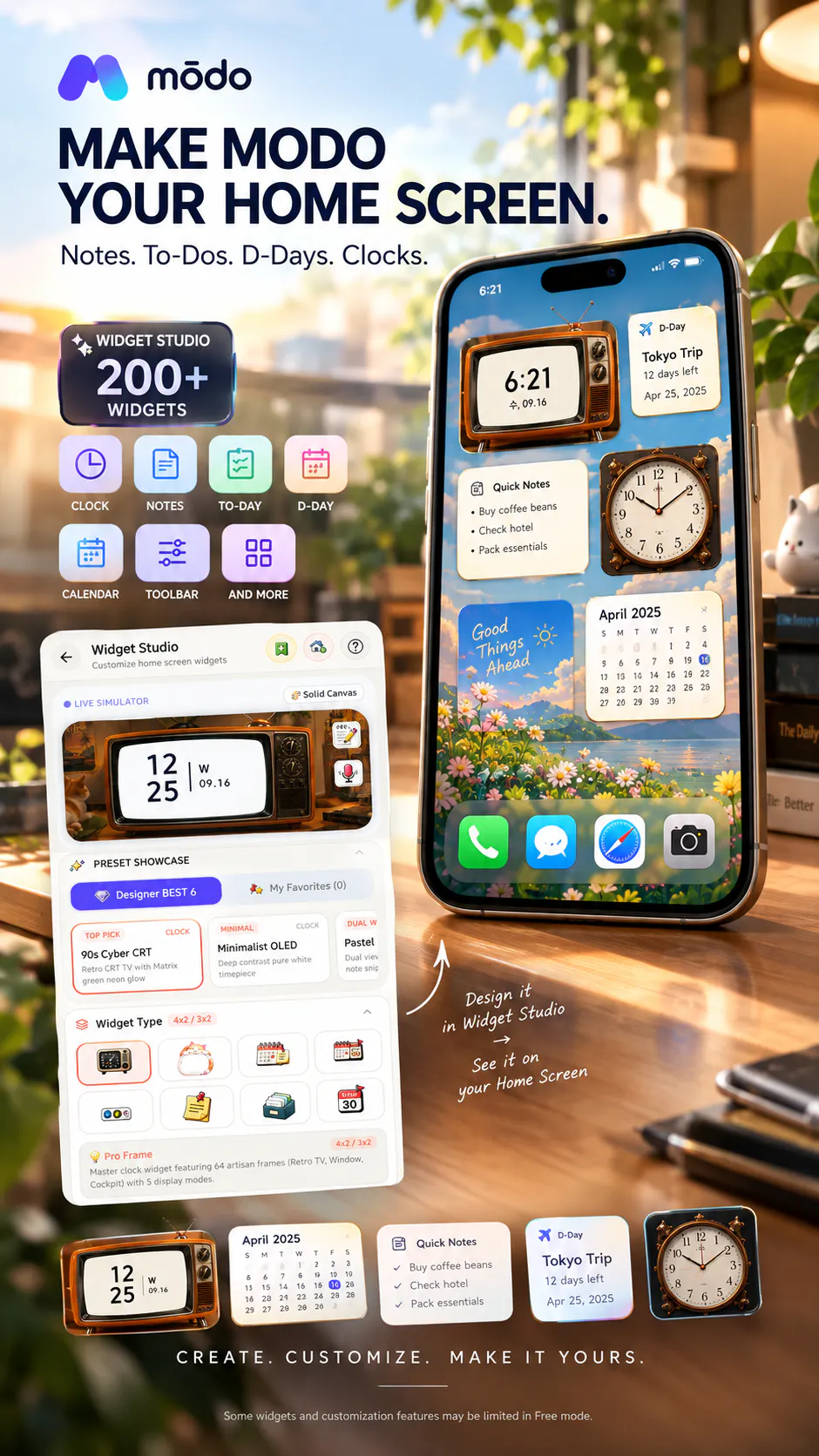 Modo: Notes, Calendar, Widget gallery image