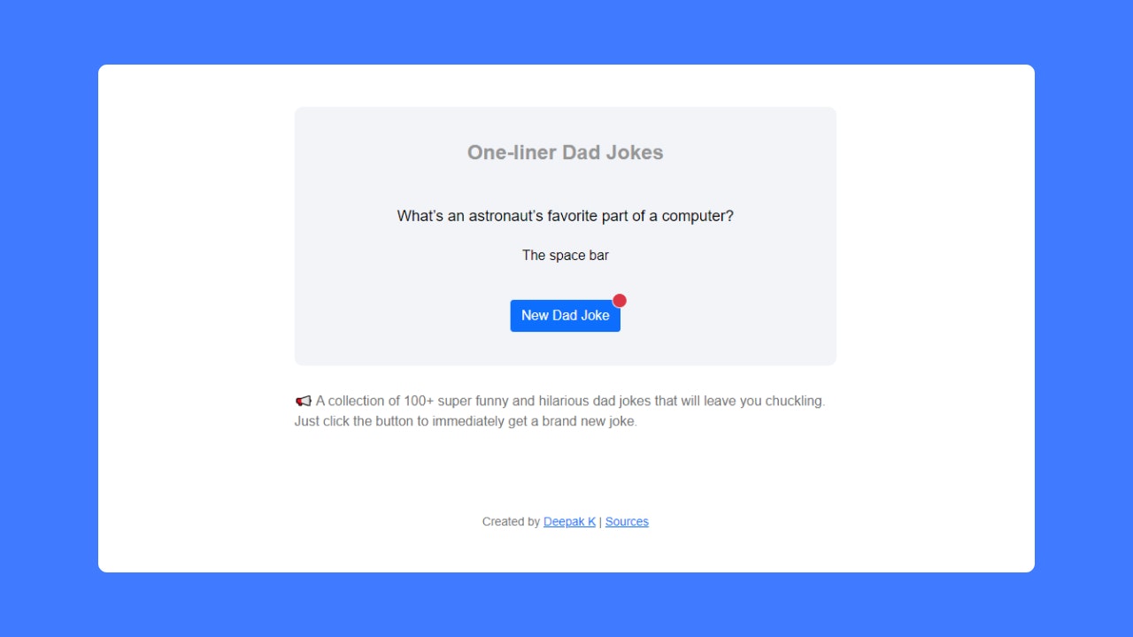 One Liner Dad Jokes gallery image