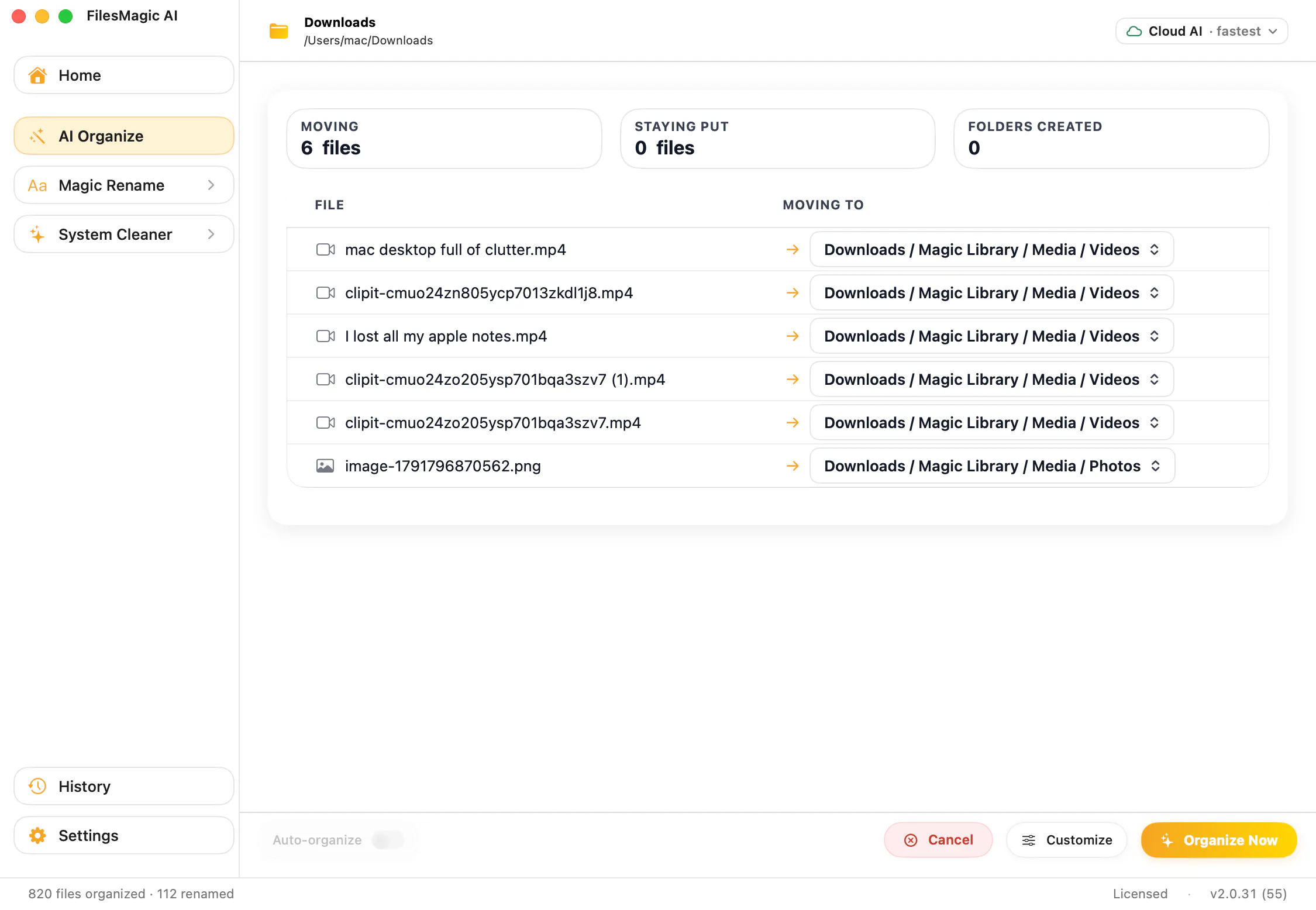 Files Magic AI File Rename & Organizer gallery image