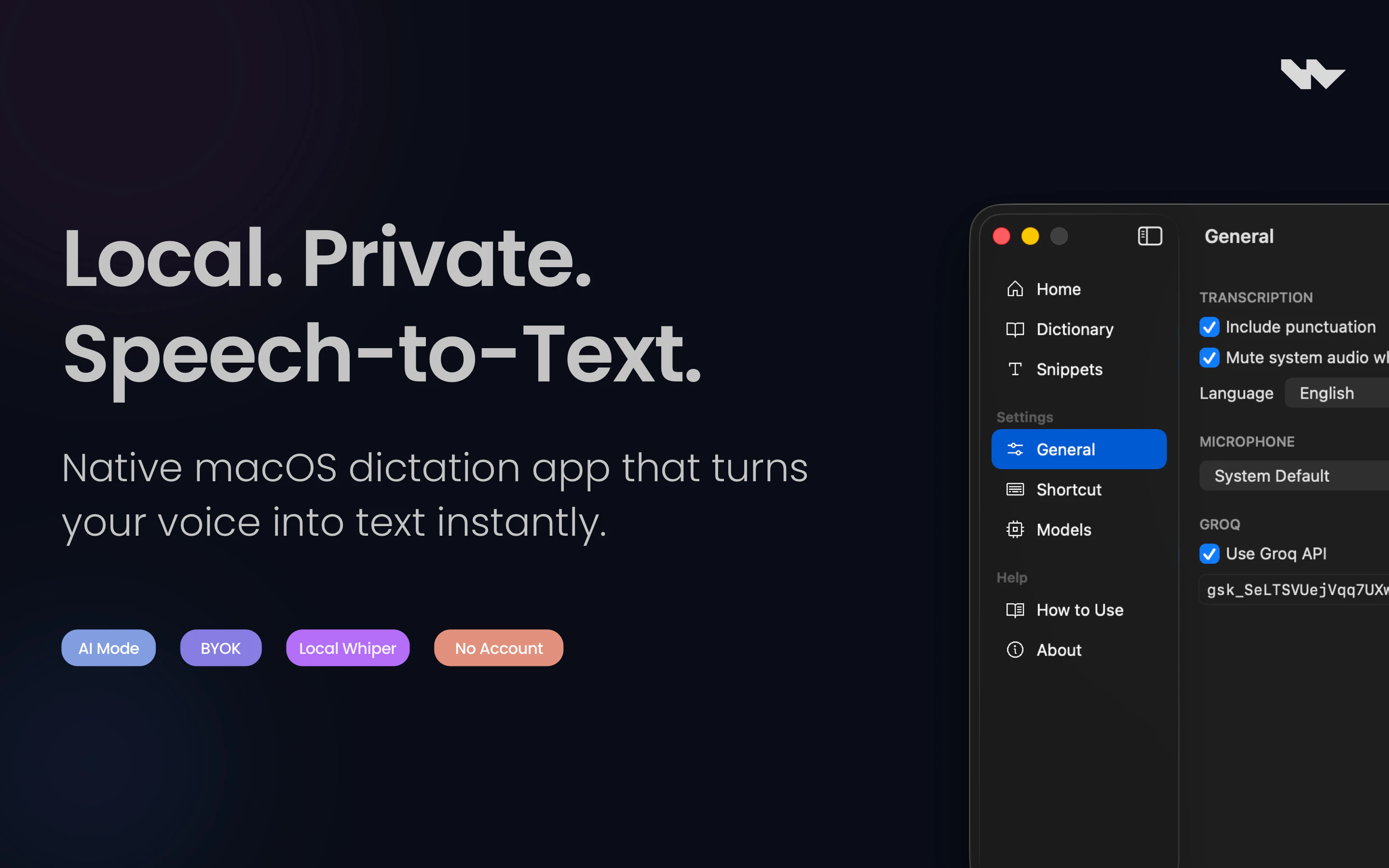 startuptile Wave-Turn your voice into text — local or cloud your choice