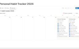 Personal Habit Tracker 2024 media 3