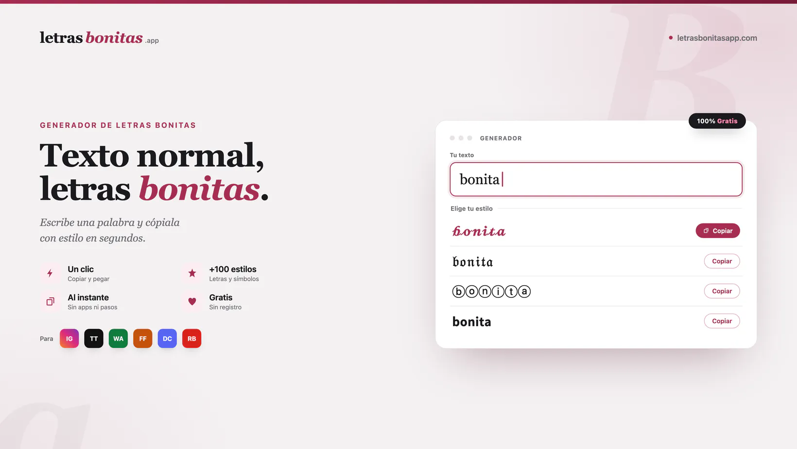 Letras Bonitas App gallery image