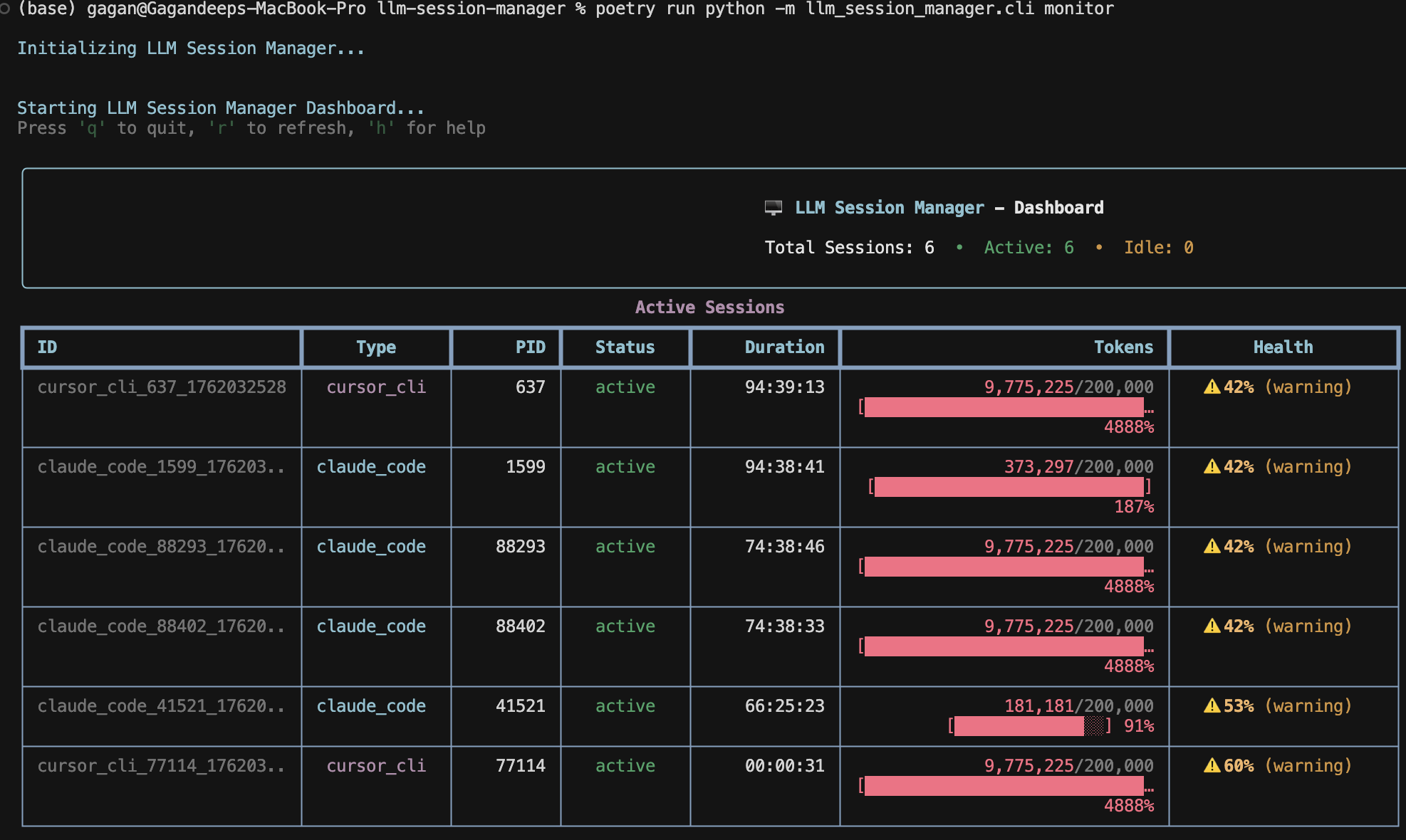LLM Session Manager gallery image