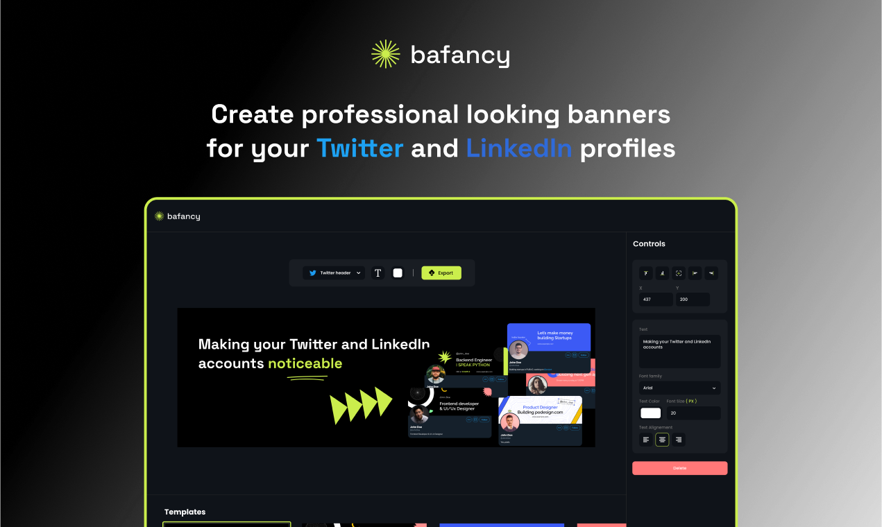 Media Bafancy - Jadikan profil anda menonjol dengan editor bafancy 1