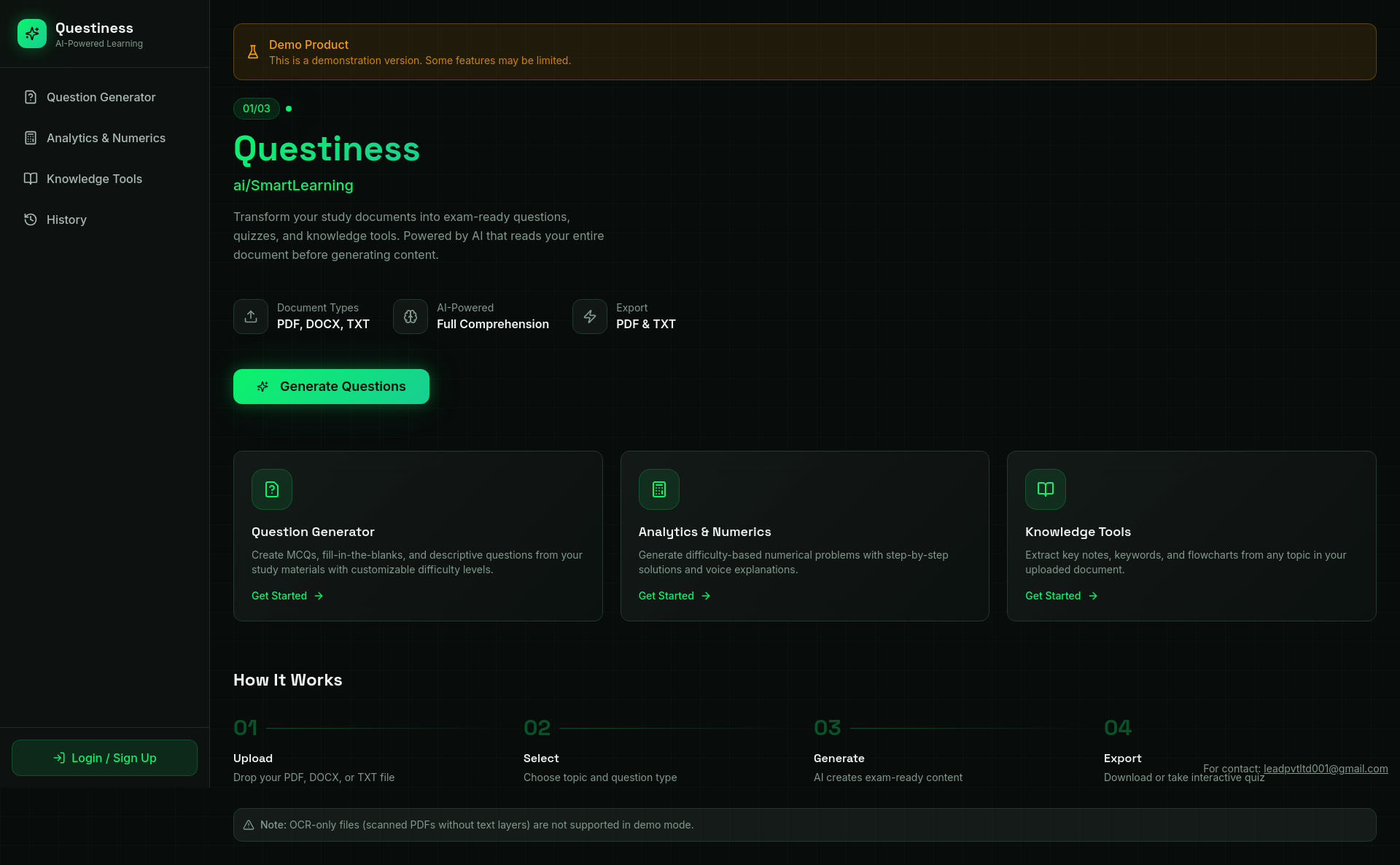 Questiness Proof-of-Concept gallery image