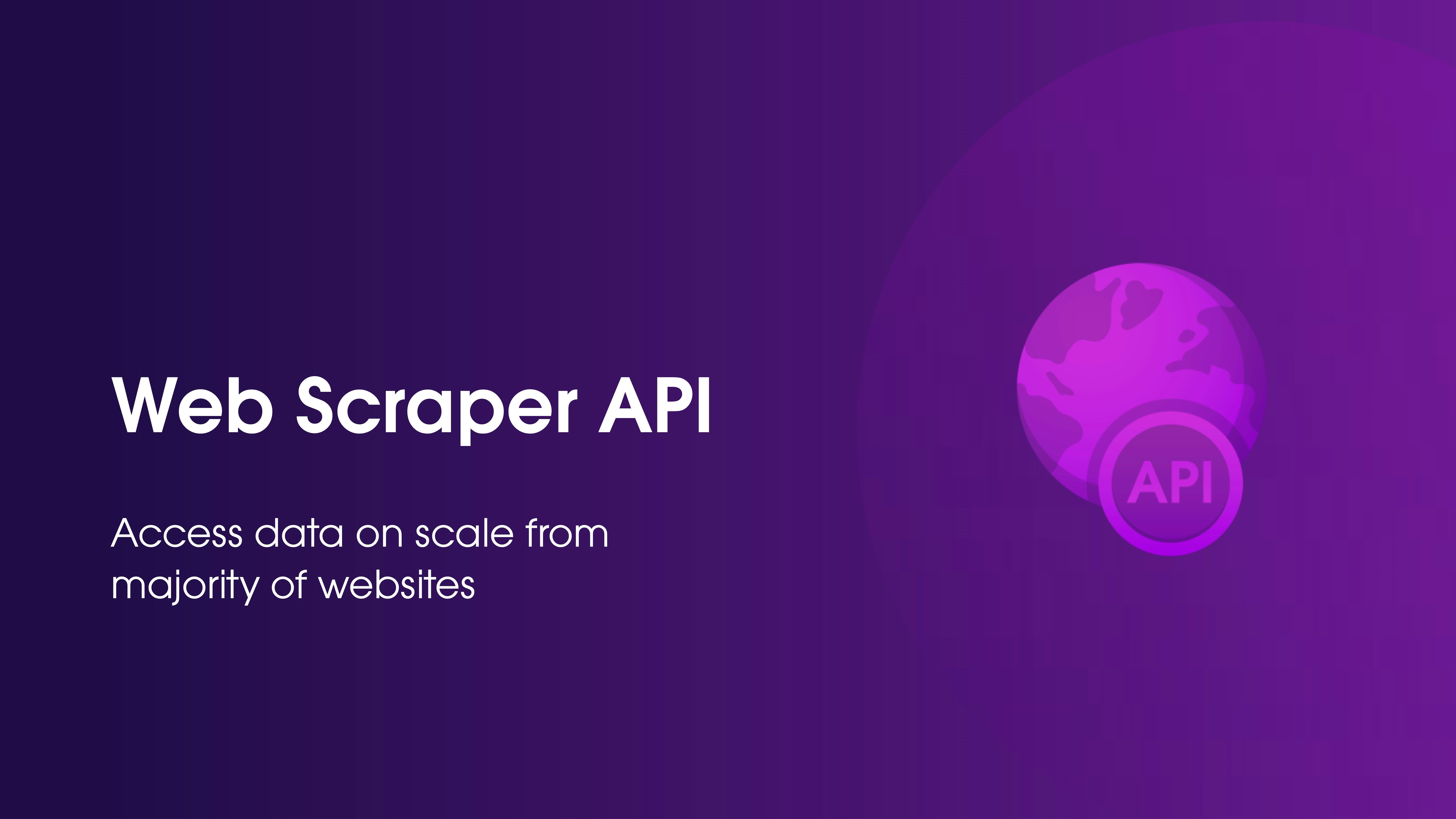 Web Scraper API gallery image