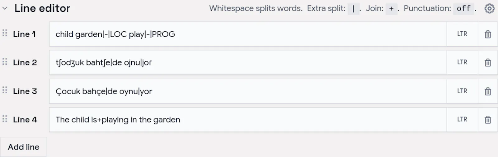 Word Aligner screenshot 4