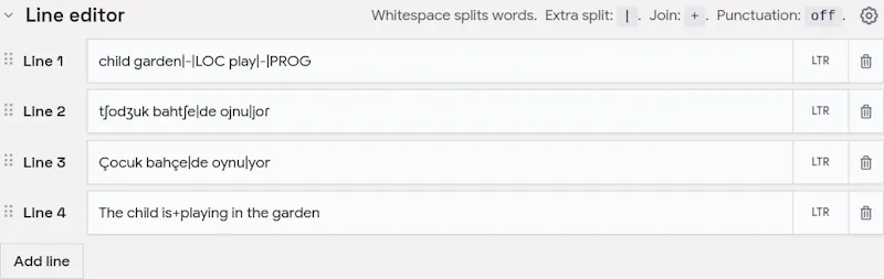 Word Aligner screenshot 4