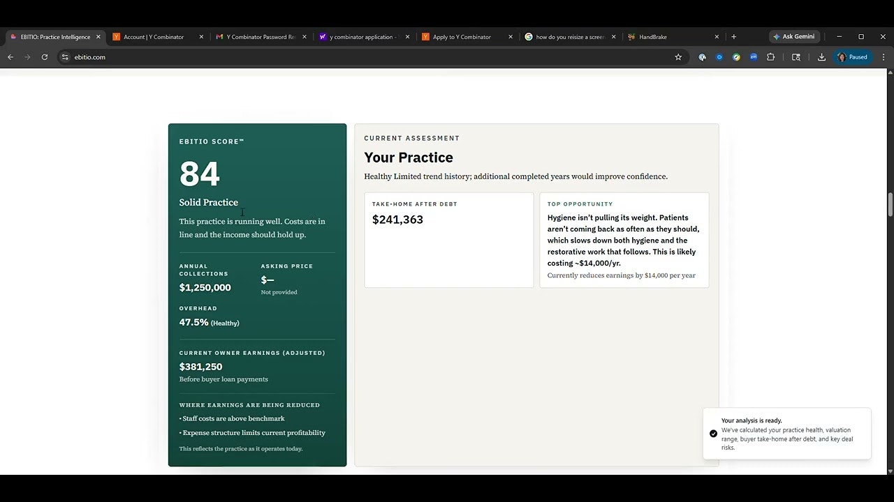 EBITIO: Financial clarity for dentists gallery image