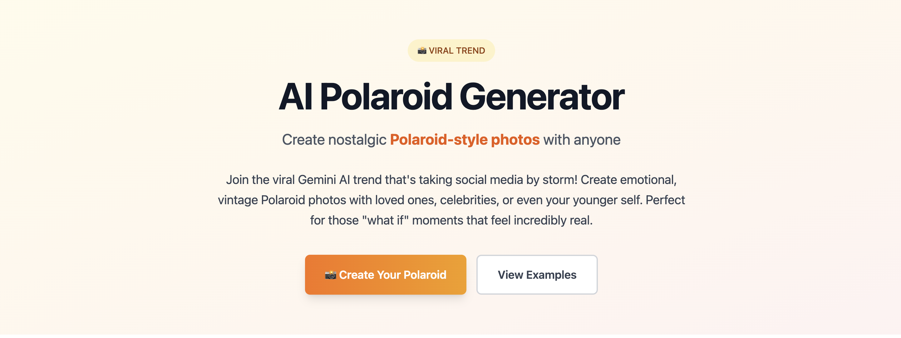AI Polaroid Generator by AI Photoshoot
