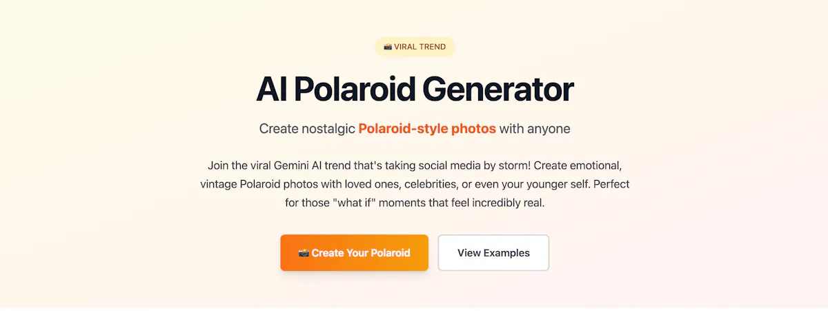 AI Polaroid Generator by AI Photoshoot