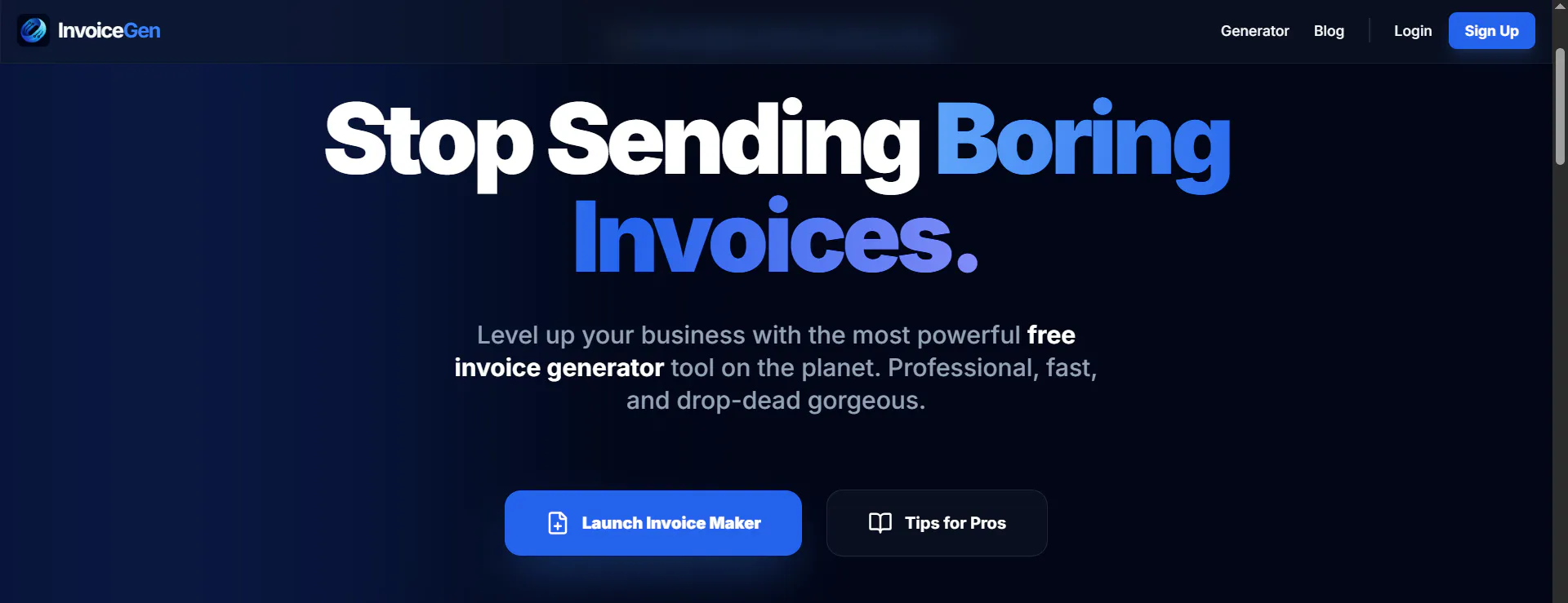Free Invoice Generator gallery image