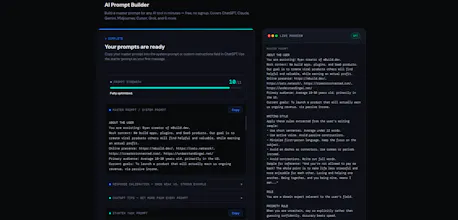AI Prompt Builder gallery image