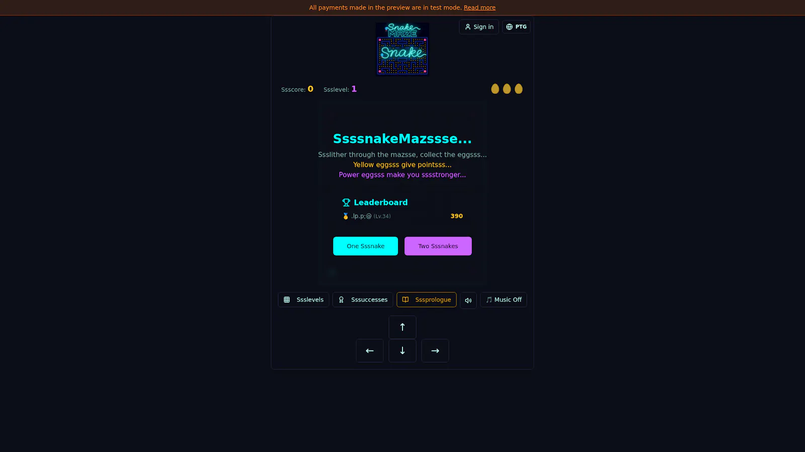 SnakeMaze screenshot 2
