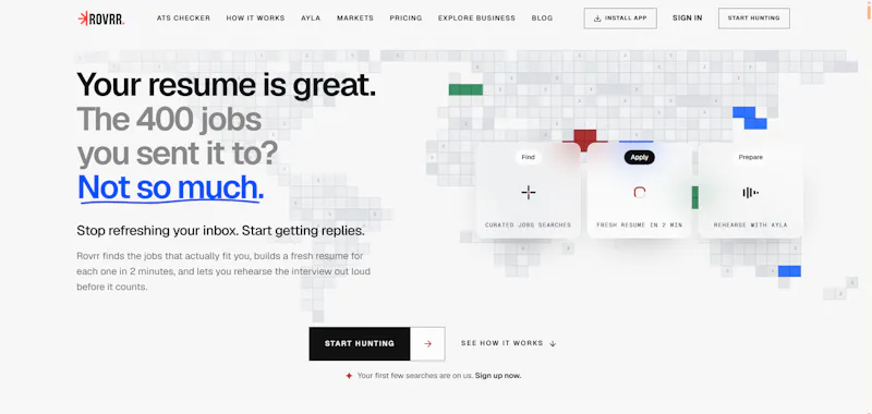 Rovrr screenshot 1