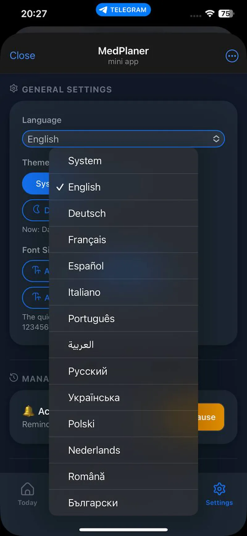 MedPlanner for Telegram screenshot 7