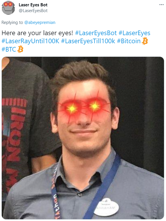 Laser Eyes Bot gallery image