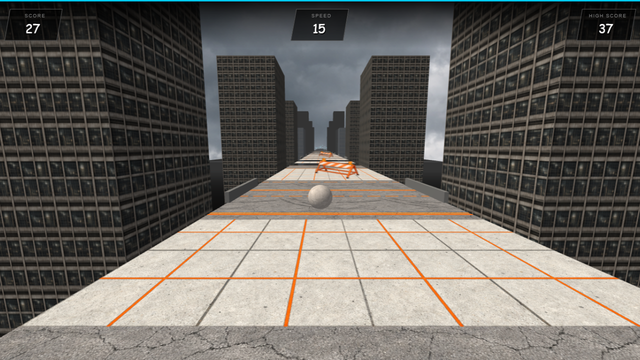 Urban Ball Run - Screenshot 3 showing product features and functionality