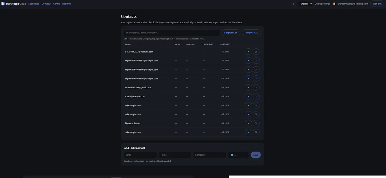 miPDFsign Cloud screenshot 4