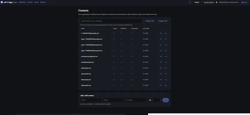 miPDFsign Cloud screenshot 4