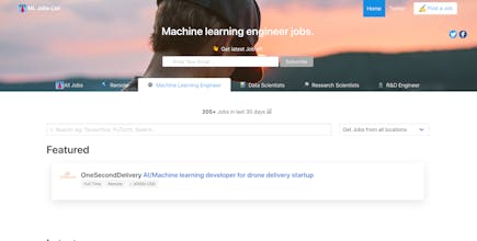 Machine Learning Jobs List gallery image