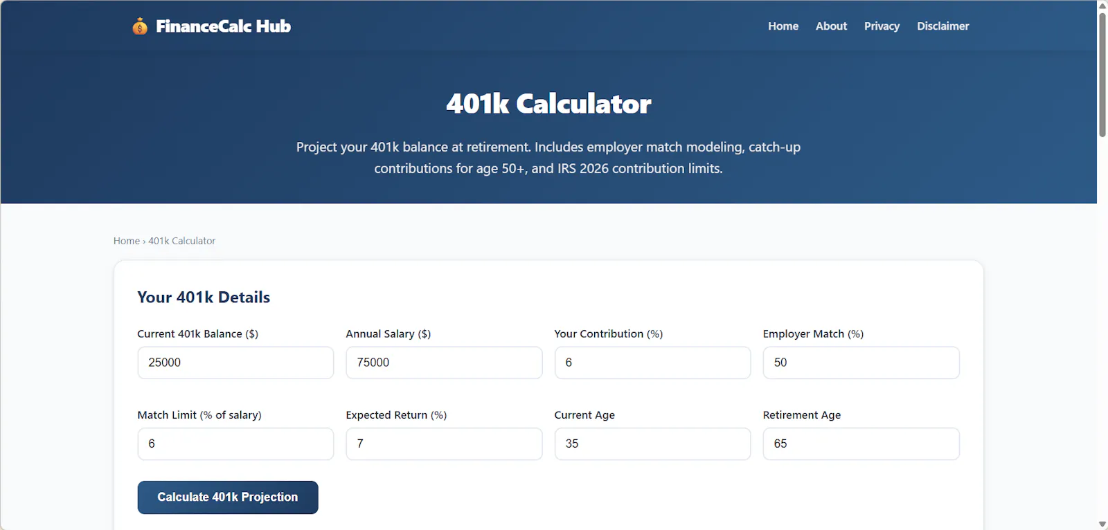 FinanceCalc Hub screenshot 8