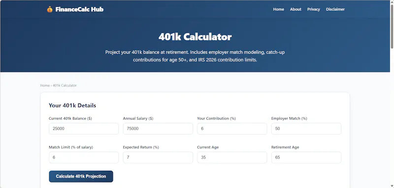 FinanceCalc Hub screenshot 8