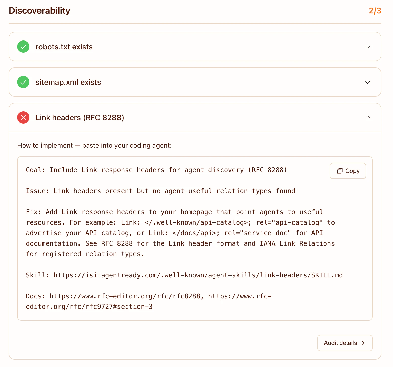 Is Your Site Agent-Ready? by Cloudflare screenshot 4