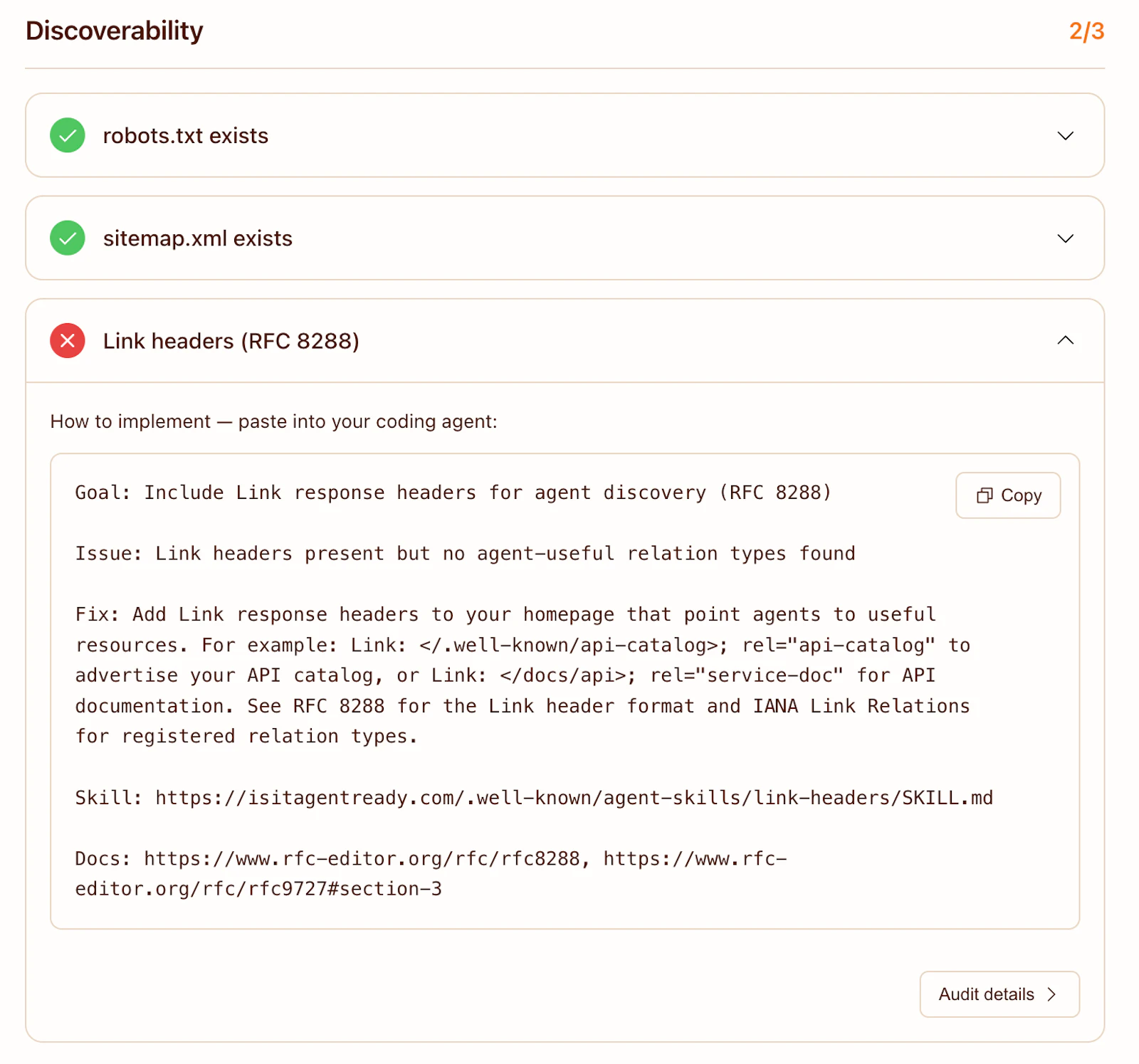 Is Your Site Agent-Ready? by Cloudflare screenshot 4