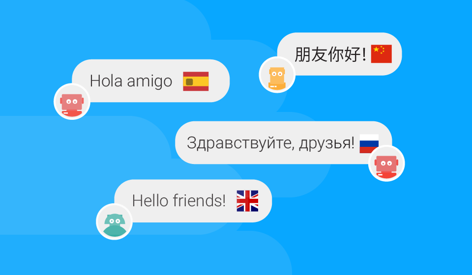 Bots in all languages by Recast.AI gallery image