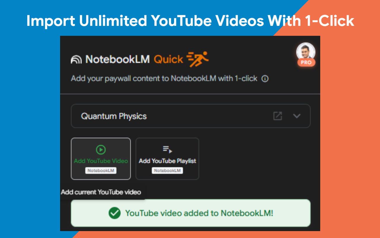 NotebookLM Quick - Chrome Extension gallery image