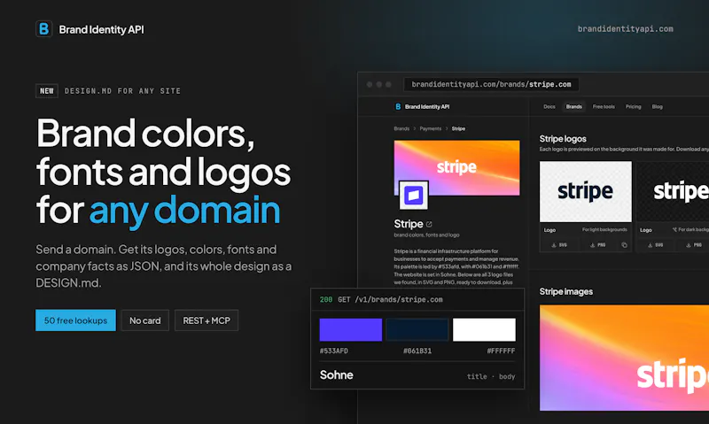 Brand Identity API screenshot 2