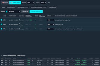 Private, offline Crypto Tax Calculator gallery image