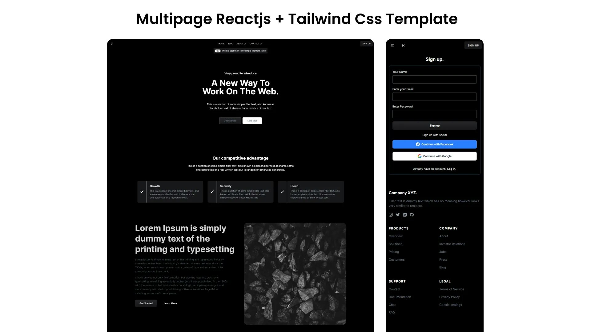Plantilla reactjs media 1