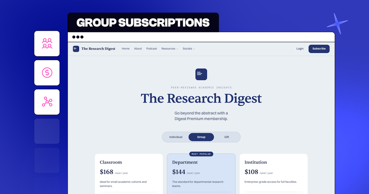 Group Subscriptions by beehiiv