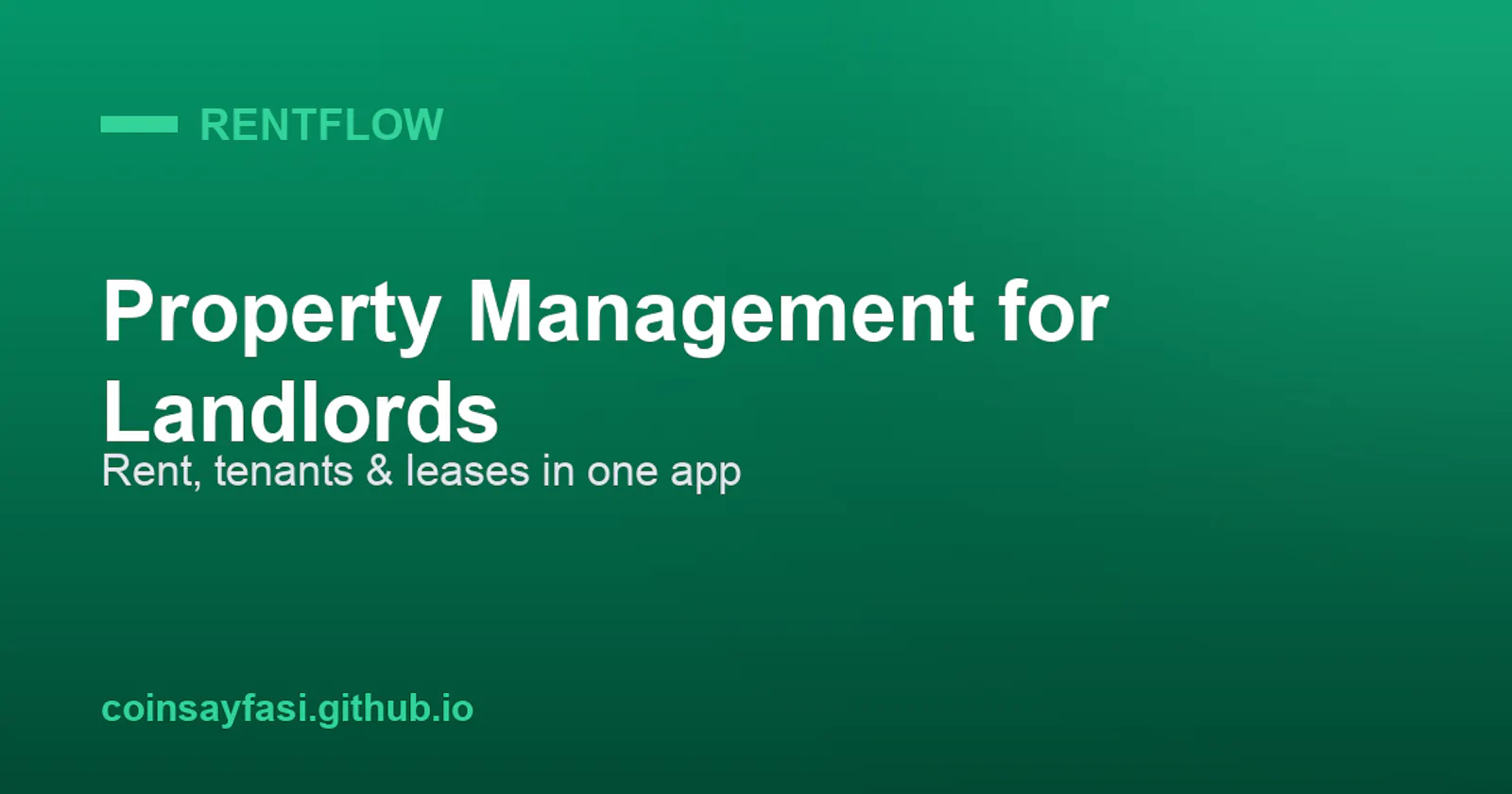 RentFlow screenshot 1